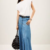 Saia Longa Light Blue Laddie | ba&sh