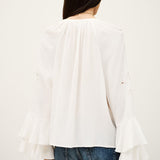Blusa Folhos Ecu Omar | ba&sh