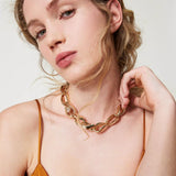 Choker em corrente dourada TWINSET