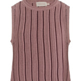 Blusa em Tricot Rosa e Bordeuax Jordana  | CECILIA PRADO