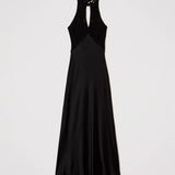 Vestido acetinado TWINSET com abertura nas costas