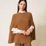 Pullover Capa em Mistura de Lã | TWINSET