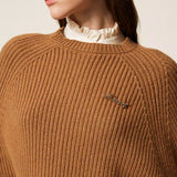 Pullover Capa em Mistura de Lã | TWINSET