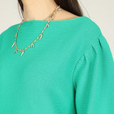 Vestido curto TWINSET canelado com cinto amovível