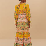 Vestido Delicate Flowers FARM RIO