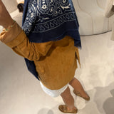 Lenço Estampa Bandana Azul Marinho | VIOLETA