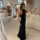 Vestido acetinado TWINSET com abertura nas costas