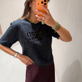 Saia Midi Acetinada com Renda em Bordeaux