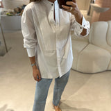 Camisa branca em popelina Liu Jo
