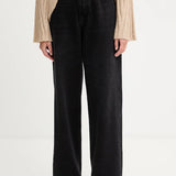 Jeans Preta Wide Leg | TWINSET