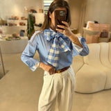 Calça pantalona branca com pregas