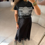 T-shirt Anthracite Rees | ba&sh