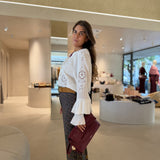 Blusa Folhos Ecu Omar | ba&sh