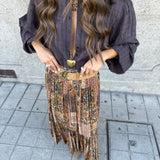 Blusa Castanha Boho Chic Bordada Melody | ba&sh