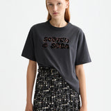 T-shirt Loose Leopard Artwork | Scotch & Soda