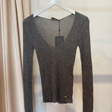 Camisola TWINSET de Malha em Cinza e Prateada
