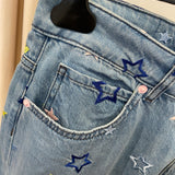 Calças de Ganga LOVE MOSCHINO com Estrelas