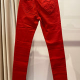 Calças Skinny Jeans LOVE MOSCHINO em Vermelho