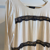 Vestido curto TWINSET com renda aberta