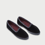 Alpargatas Pegootty Slipper en terciopelo gris