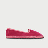 Alpargatas Pia Slipper de terciopelo rosa