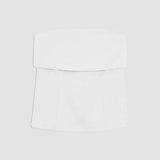 Top branco em linho SEMICOUTURE