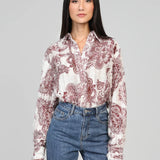 Camisa Sophina Bordeaux | VIOLETA