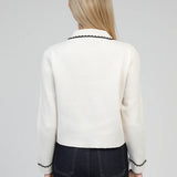 Cardigan de Malha Valina Bege | VIOLETA