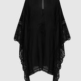 Vestido TWINSET com bordado inglês