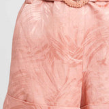 Conjunto TWINSET de calção e colete salmão