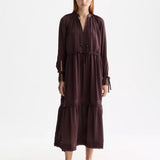 Maxi Vestido Fluido com Renda | Scotch & Soda