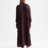 Maxi Vestido Fluido com Renda | Scotch & Soda