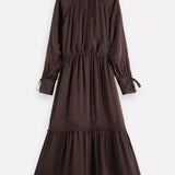 Maxi Vestido Fluido com Renda | Scotch & Soda
