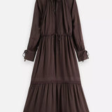 Maxi Vestido Fluido com Renda | Scotch & Soda