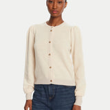 Cardigan em Lã e Caxemira Bege | TWINSET