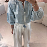 Calça pantalona branca com pregas