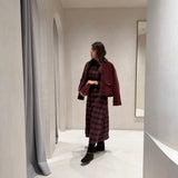 Casaco Bordeaux Textura Aveludada Bristol | VIOLETA