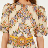 Vestido Mini Estampado Botânico | FARM RIO