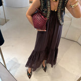 Vestido Longo Castanho | LIU JO