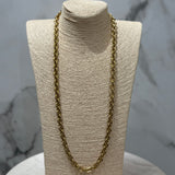 Colar em Corrente Dourada Longo