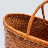 Mala de mão DRAGON DIFFUSION Bamboo Triple Jump small em camel