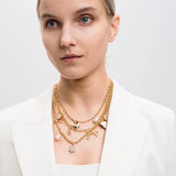 Colar TWINSET em corrente com pendentes