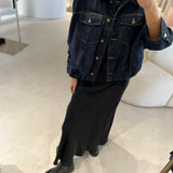 Blusão abalonado SEMICOUTURE em denim
