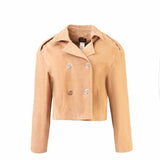 Jaqueta de pele LIU JO Camel