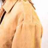 Jaqueta de pele LIU JO Camel