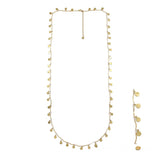 Conjunto Colares Verdes e Rosa