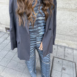 Conjunto de T-shirt e Calça Estampando em Lurex | Scotch & Soda