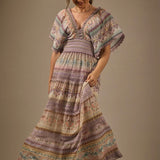 Vestido Emanuelly de Tecido com Tricot | CECILIA PRADO
