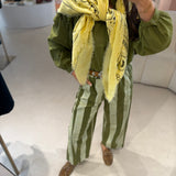 Lenço Estampado Bandana Amarelo