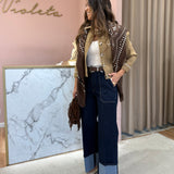 Cardigan de Malha Valina Camel | VIOLETA